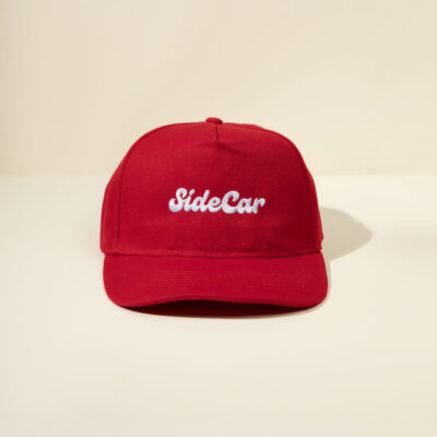 SideCar-Cap-Red-Front