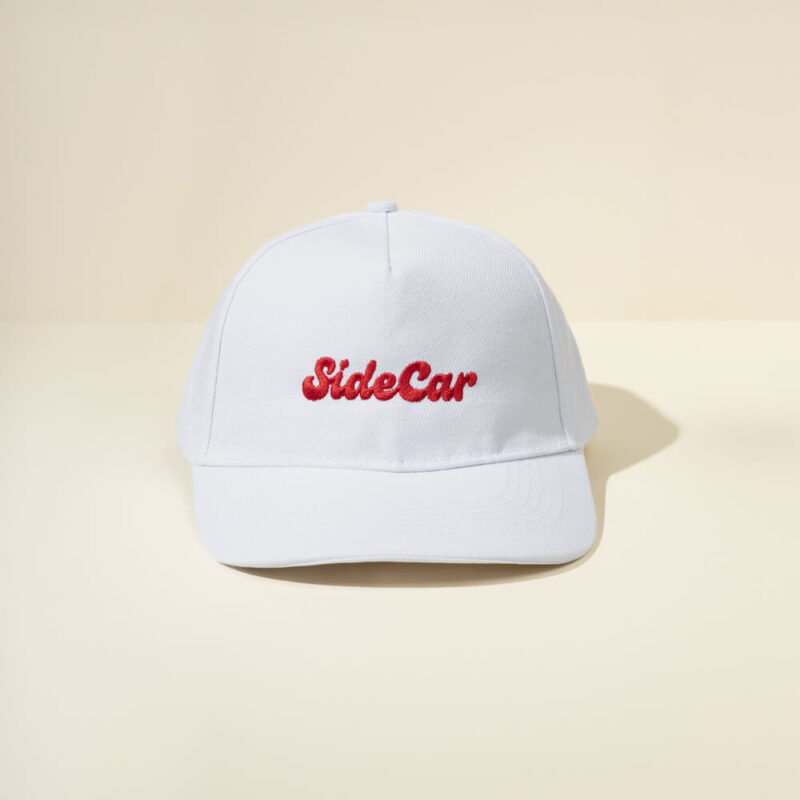 SideCar-Cap-White-Front